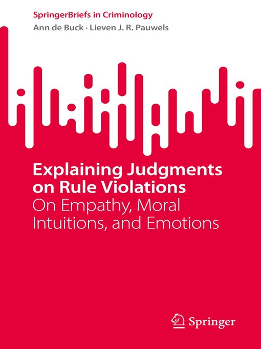Title details for Explaining Judgments on Rule Violations by Ann de Buck - Available